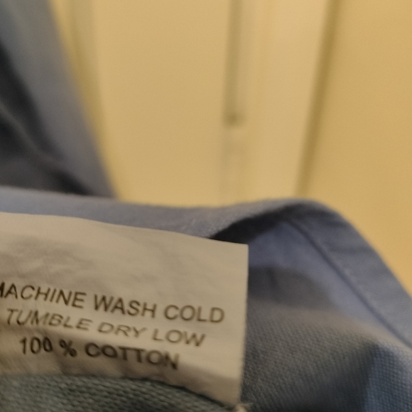 Vintage Sea Salt Brand 100% Cotton Western-style Blue Button-Up Shirt - Picture 3 of 5